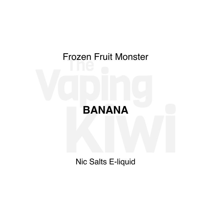 Banana AKA Banana Ice • Frozen Fruit Monster • NIC SALTS