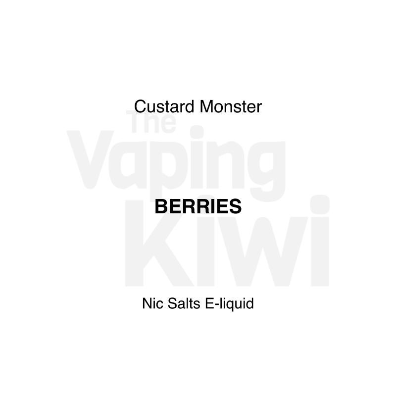 Berries AKA Mixed Berry Custard • Custard Monster • NIC SALTS