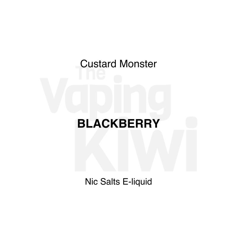 Blackberry AKA Blackberry Custard • Custard Monster • NIC SALTS