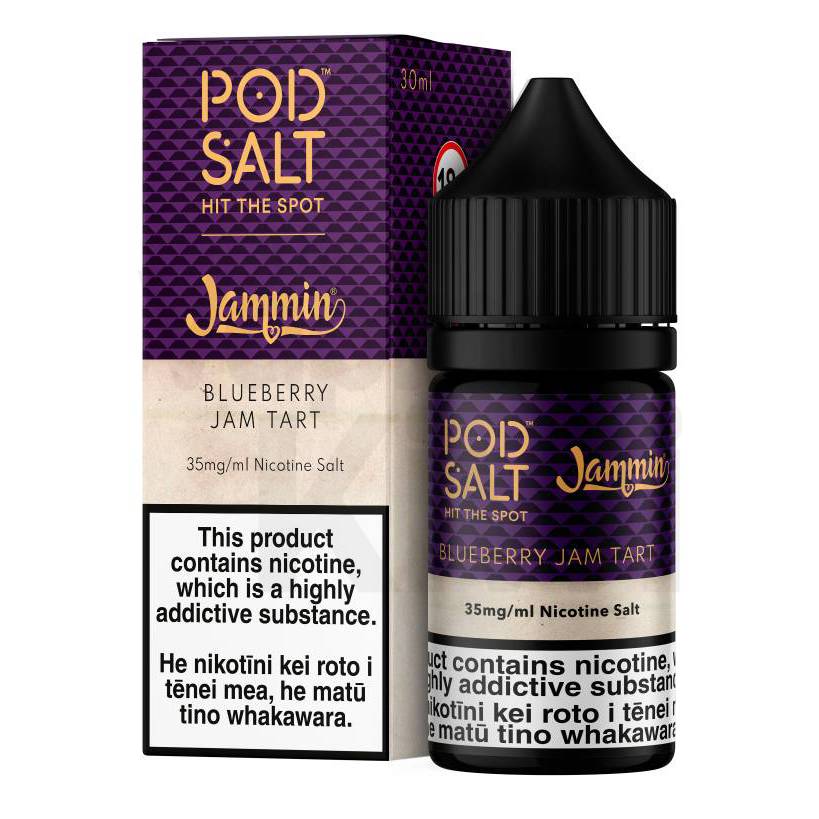 Blueberry Jam Tart by Jammin • Pod Salt Fusions • NIC SALTS