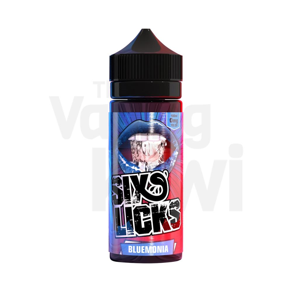 Blueberry Raspberry AKA Bluemonia • Six Licks • VG HEAVY