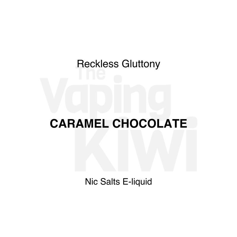 Caramel Chocolate AKA Caramel Slice • Reckless Gluttony • NIC SALTS