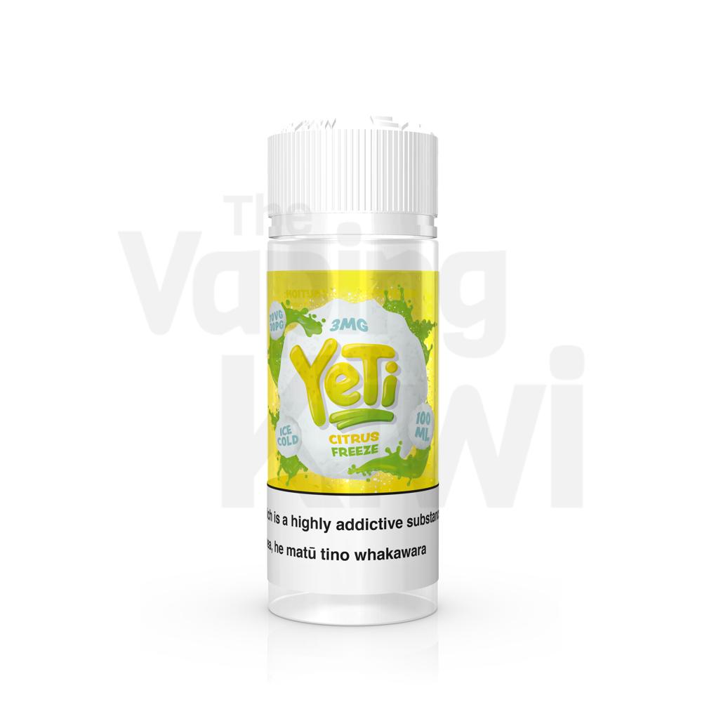 Citrus Menthol AKA Citrus Freeze • Yeti Originals • VG HEAVY