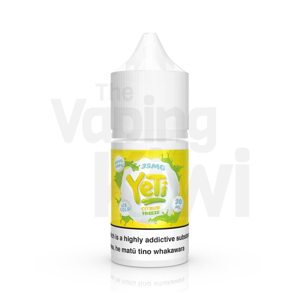 Citrus Freeze • Yeti Originals • NIC SALTS