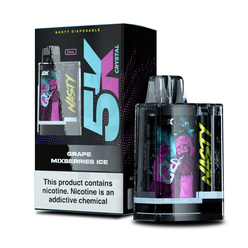 Grape Mixed Berries Ice • Nasty Fix 5K • Disposables