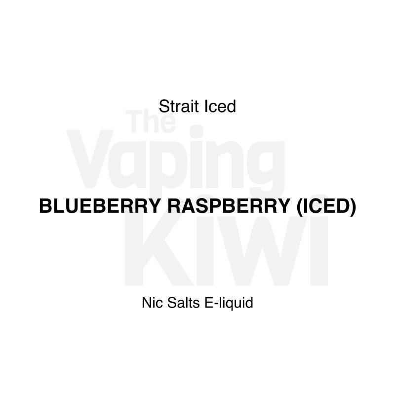 Blueberry Raspberry (Iced) AKA Iced Blue Raz • Strait Iced • NIC SALTS