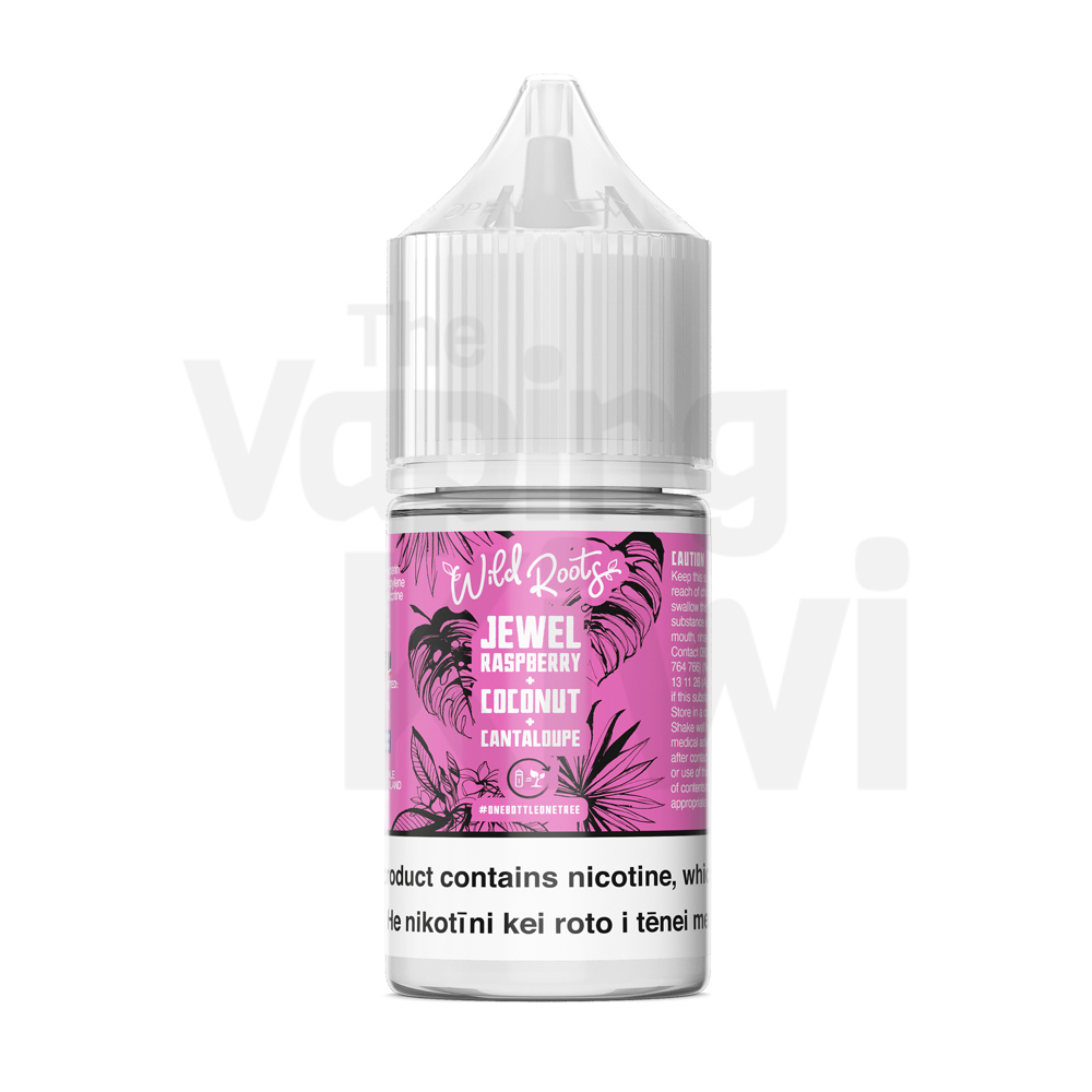 Jewel Raspberry + Coconut + Cantaloupe • Wild Roots • NIC SALTS