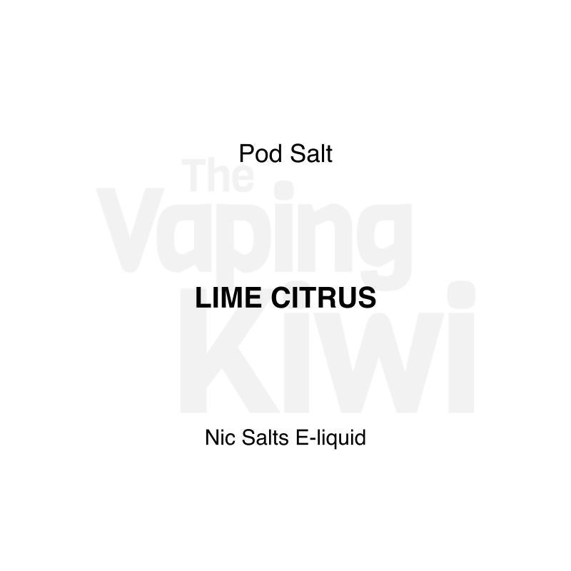 Lime Citrus AKA Cola With Lime • Pod Salt • NIC SALTS