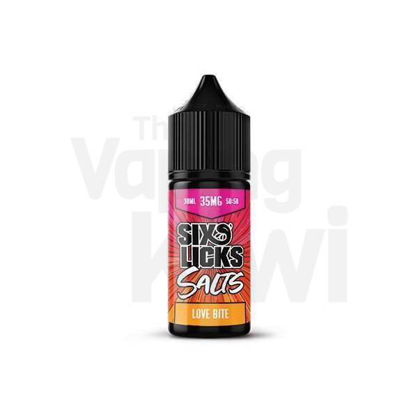 Orange Citrus AKA Love Bite • Six Licks • NIC SALTS