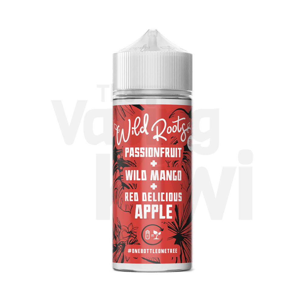 Mango Passionfruit AKA Passionfruit + Wild Mango + Red Delicious Apple • Wild Roots • VG HEAVY