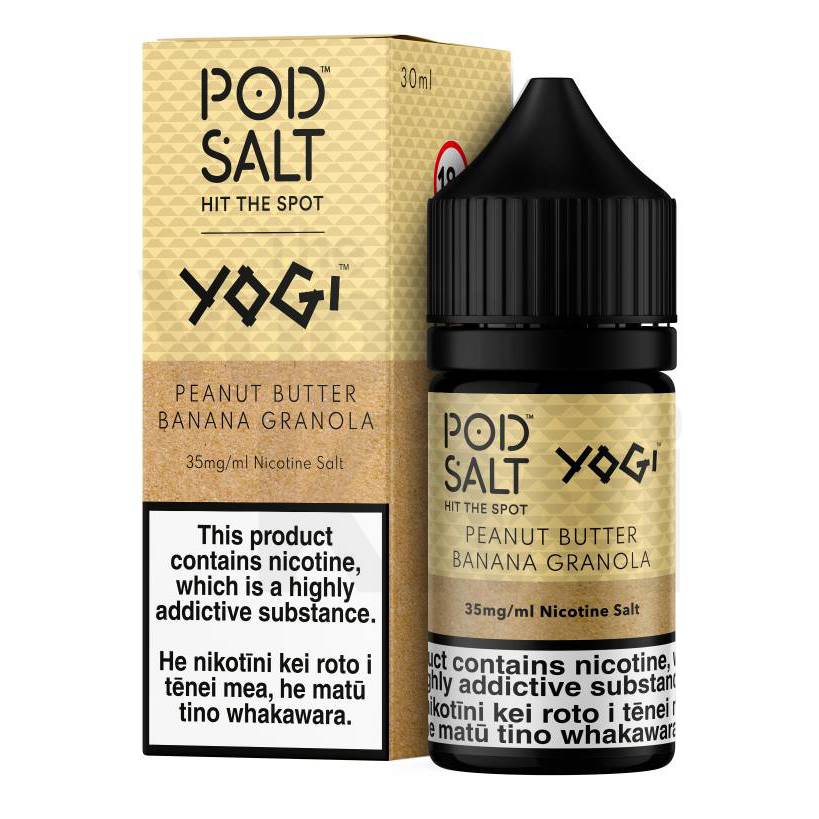 Peanut Banana AKA Peanut Butter Banana Granola • Pod Salt • NIC SALTS