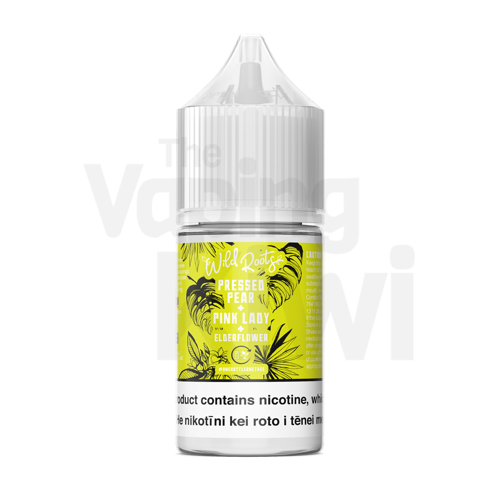 Pressed Pear + Pink Lady + Elderflower • Wild Roots • NIC SALTS