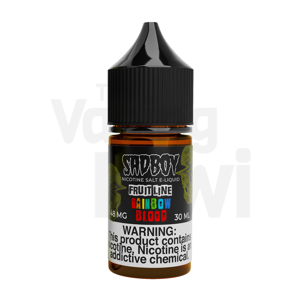 Rainbow Blood (aka Orphan Blood) • Sadboy Fruit Line • NIC SALTS