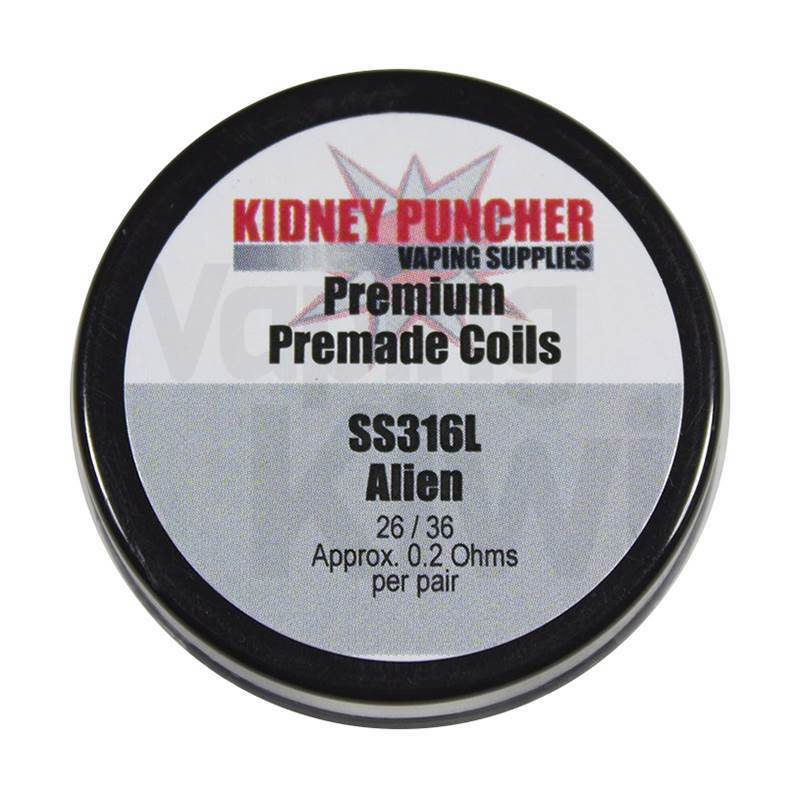 SS316L Prebuilt Coils by Kidney Puncher