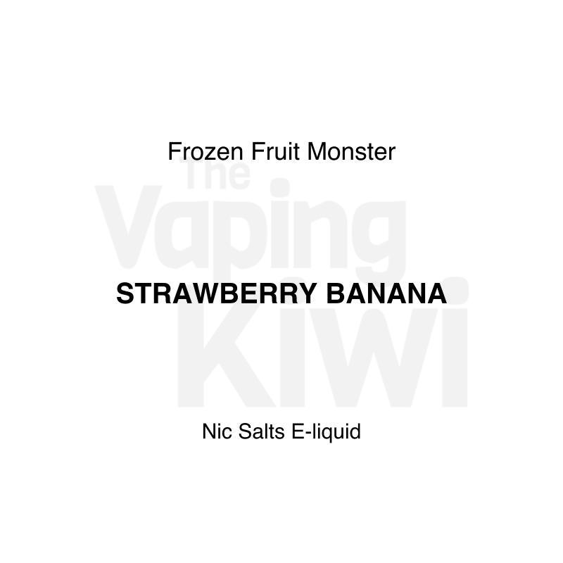 Strawberry Banana AKA Strawberry Banana Ice • Frozen Fruit Monster • NIC SALTS