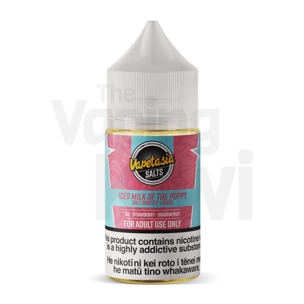 Strawberry Cream (Iced) AKA Iced Milk Of The Poppy • Vapetasia • NIC SALTS