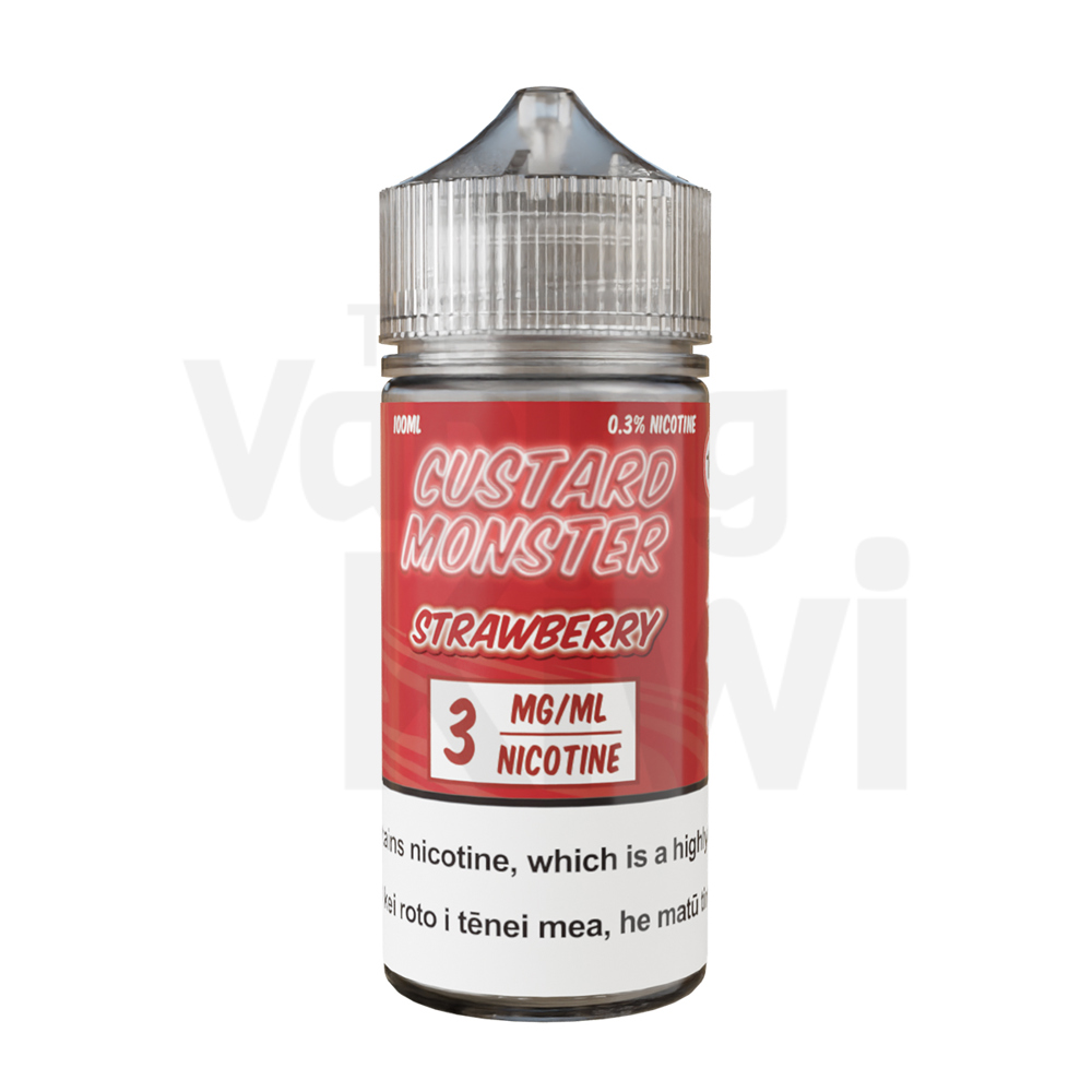 Strawberry AKA Strawberry Custard • Custard Monster • VG HEAVY