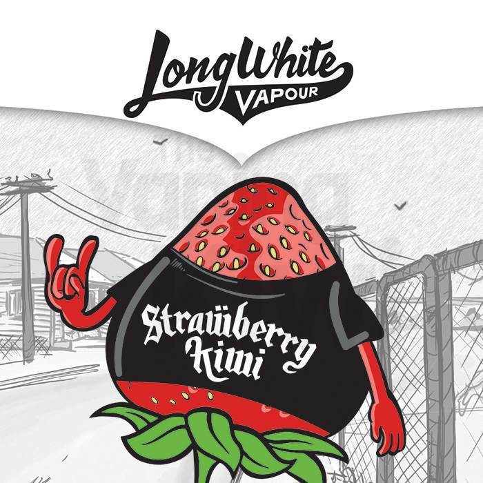 Strawberry Kiwifruit AKA Strawberry Kiwi • Long White Vapour