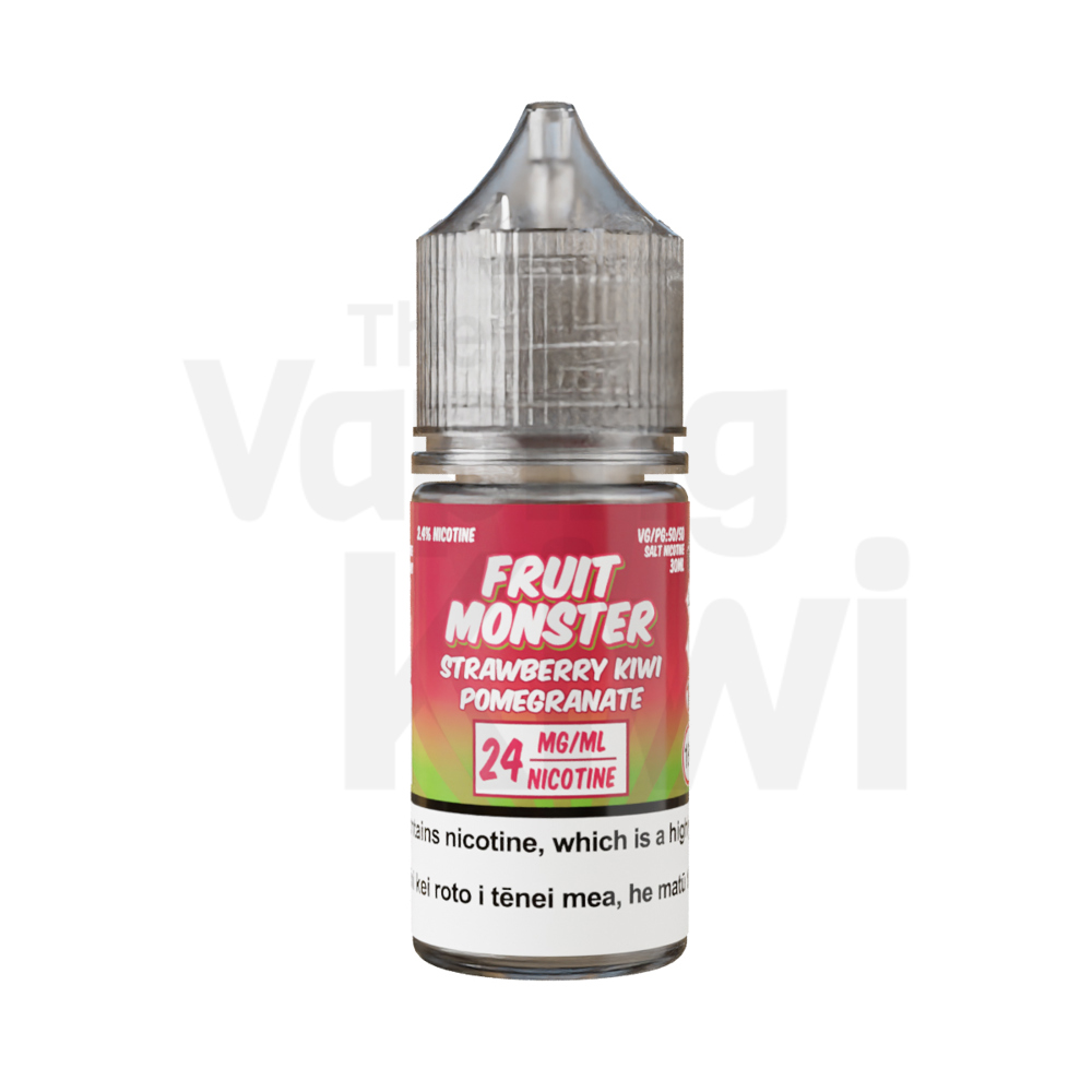 Strawberry Kiwifruit AKA Strawberry Kiwi Pomegranate • Fruit Monster • NIC SALTS