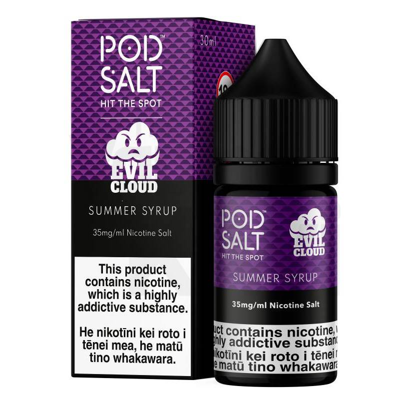 Summer Syrup by Evil Cloud • Pod Salt Fusions • NIC SALTS