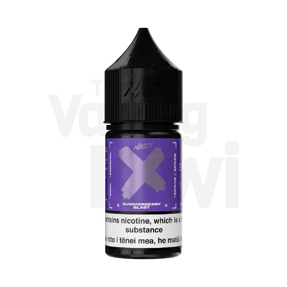 Blueberry Strawberry AKA Summerberry Blast • Nasty X • NIC SALTS