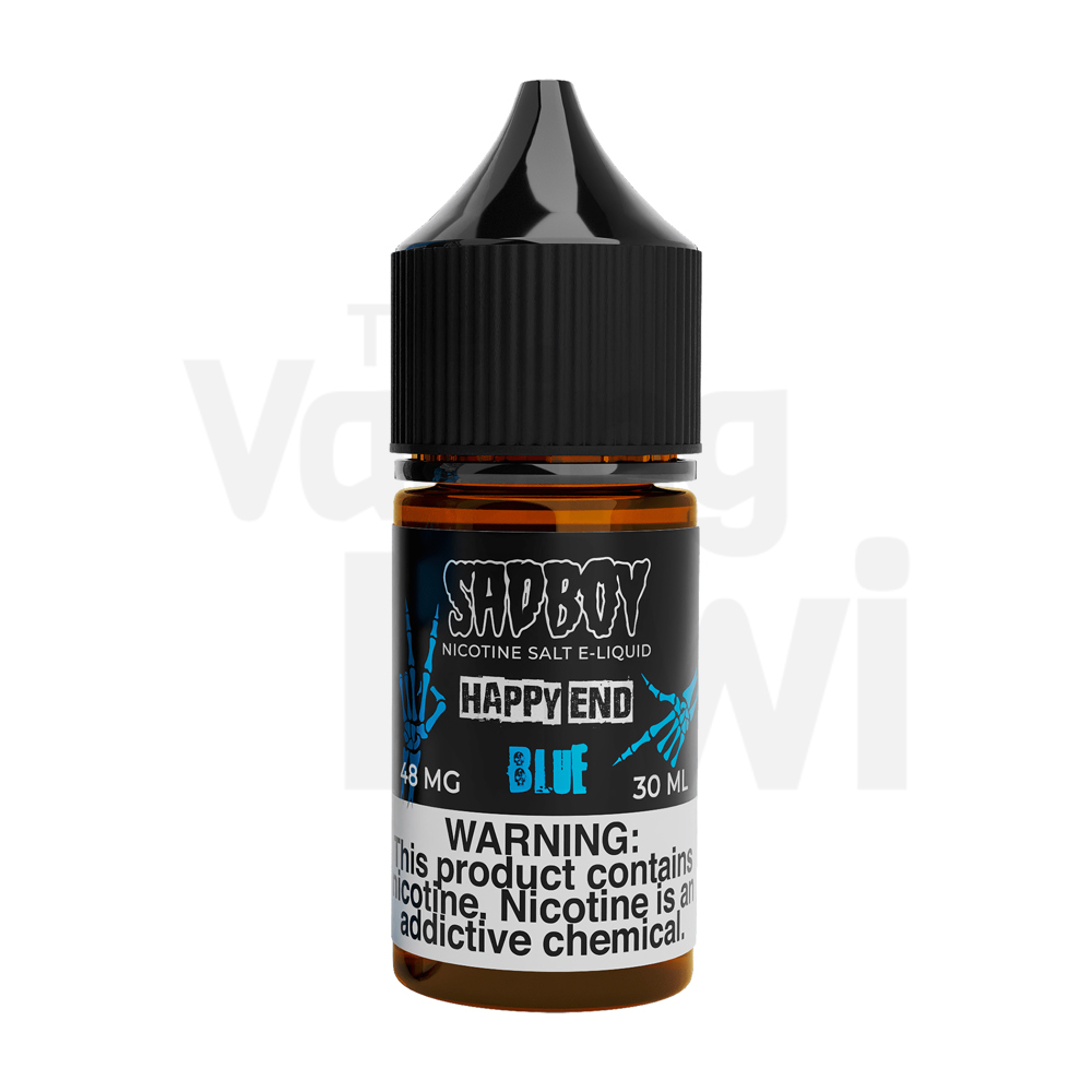Sweet Blueberry AKA Blue Cotton Candy • Sadboy Happy End • NIC SALTS