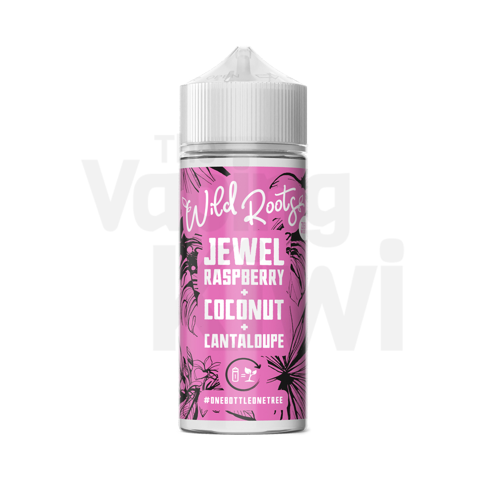 Tropical Raspberry AKA Jewel Raspberry + Coconut + Cantaloupe • Wild Roots • VG HEAVY
