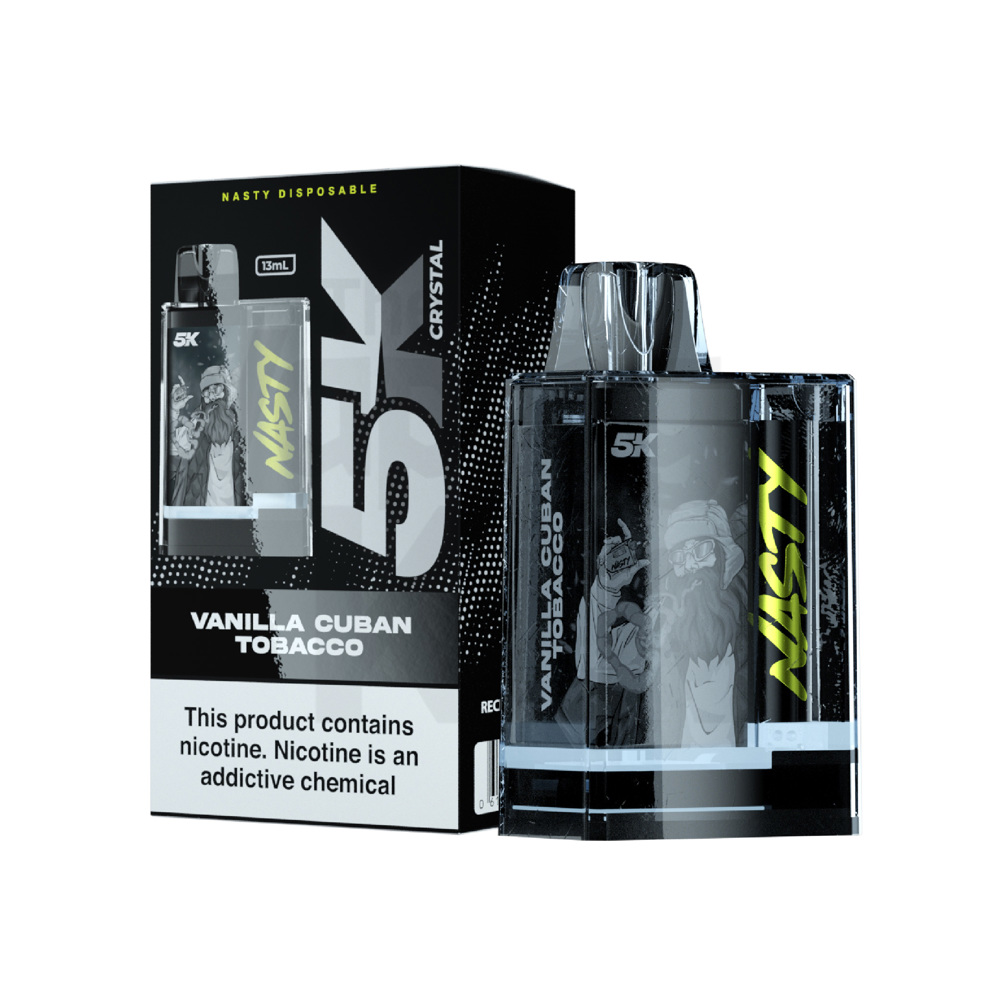 Vanilla Cuban Tobacco • Nasty Fix 5K • Disposables